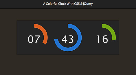 Colorful Clock Colorful Clock