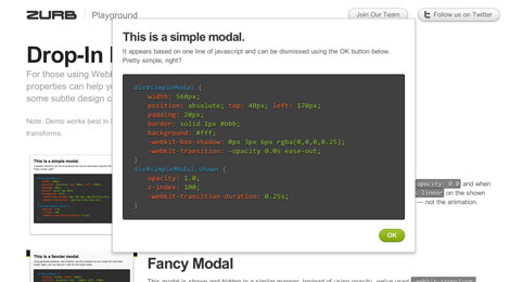 Drop-In Modals Drop-In Modals